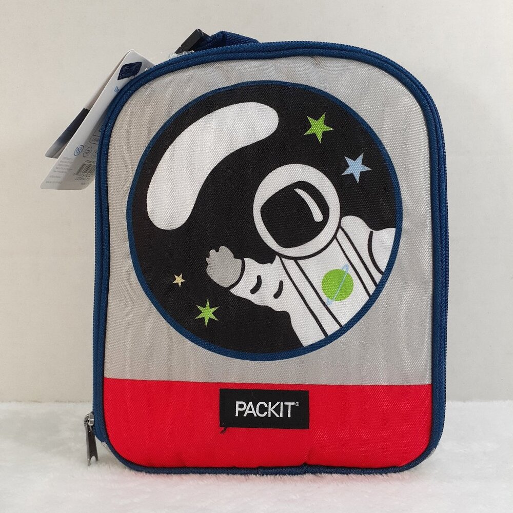 Packit Freezable Playtime Lunch Box Astronaut Space 10x8x4 NWT